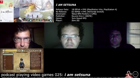 podcast playing video games 025: i am setsuna