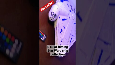 BTS Of Filming Star Wars Ship Collection
