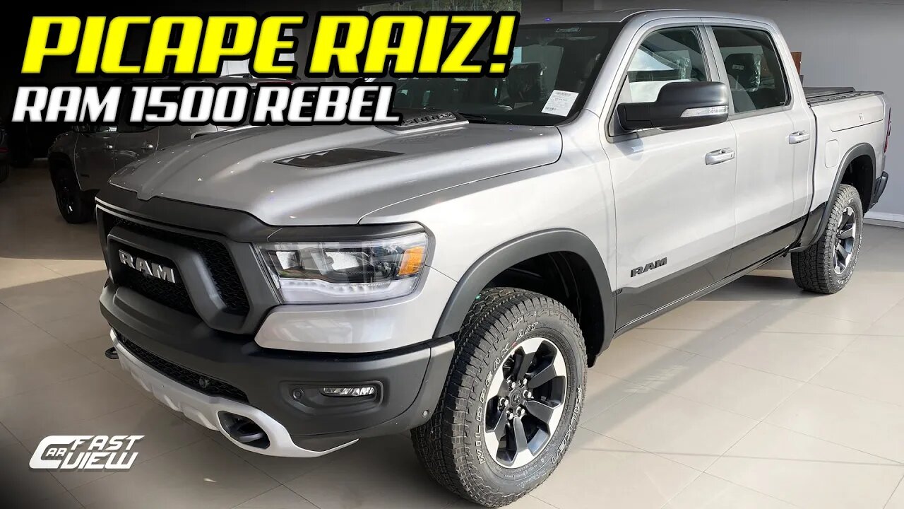 NOVA RAM 1500 REBEL V8 4X4 HEMI 2021! DETALHES DA PICAPE MÉDIA MAIS POTENTE DO BRASIL- Fast Car View