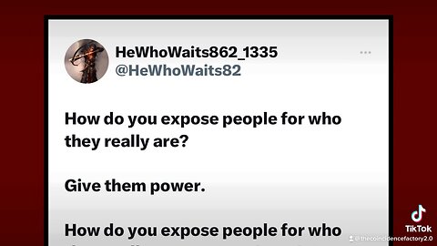 Power = Bait