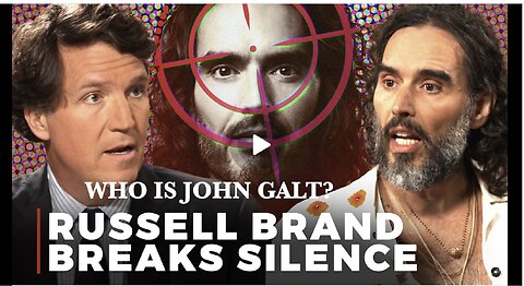 Tucker Carlson -Russell Brand Responds to Coordinated Smear Campaign Against Him. TY JGANON