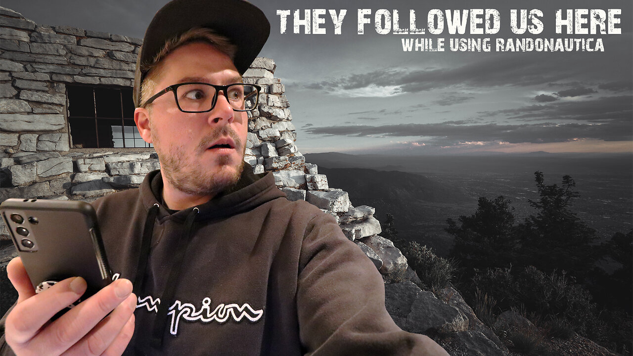 THEY FOLLOWED US WHILE USING RANDONAUTICA TO THE TOP OF NEW MEXICO MOUNTAIN