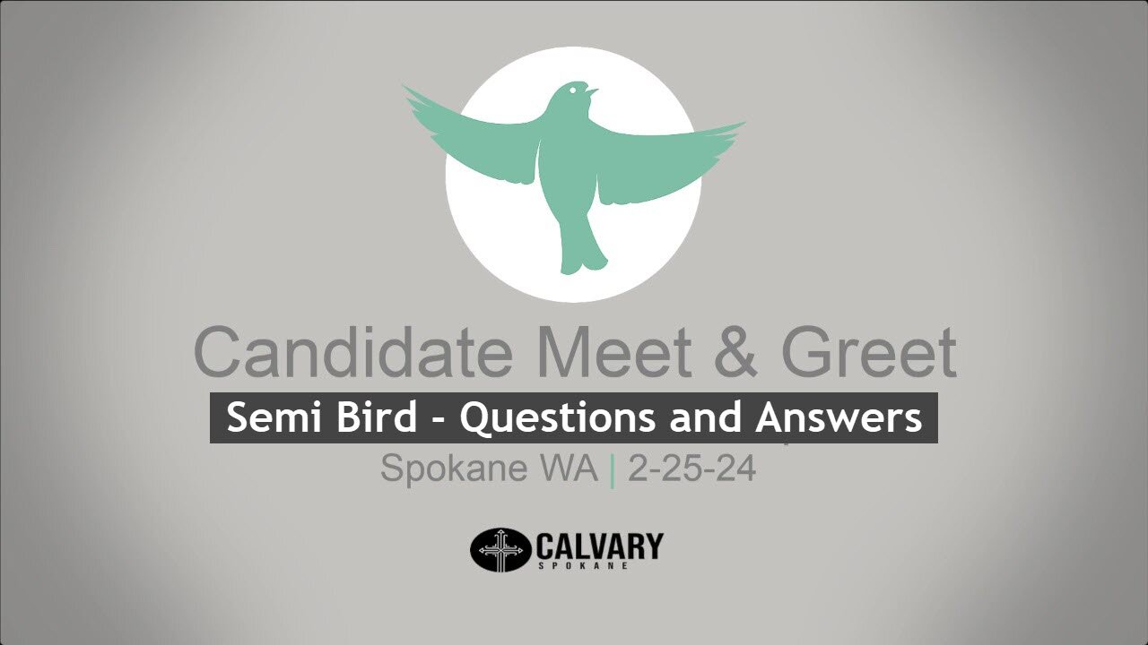 02-25-24 - Q&A with WA Governor Candidate Semi Bird (with question times