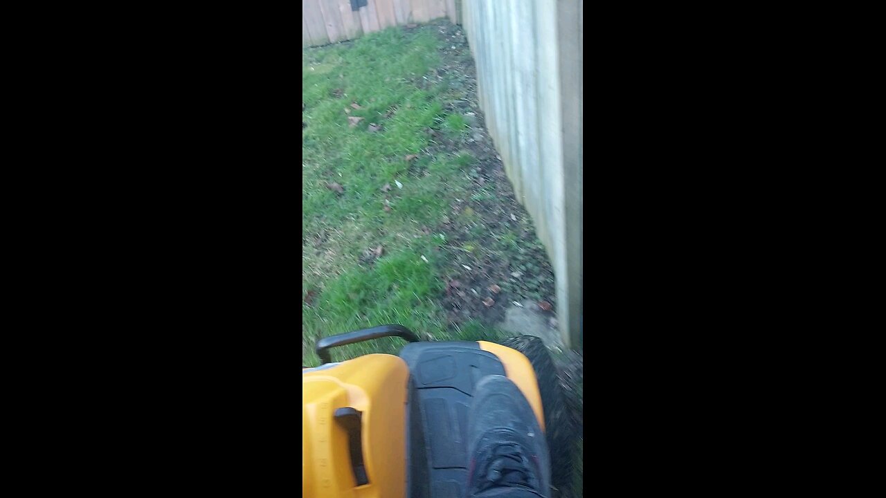 Grass Cutting In February Ont,Canada