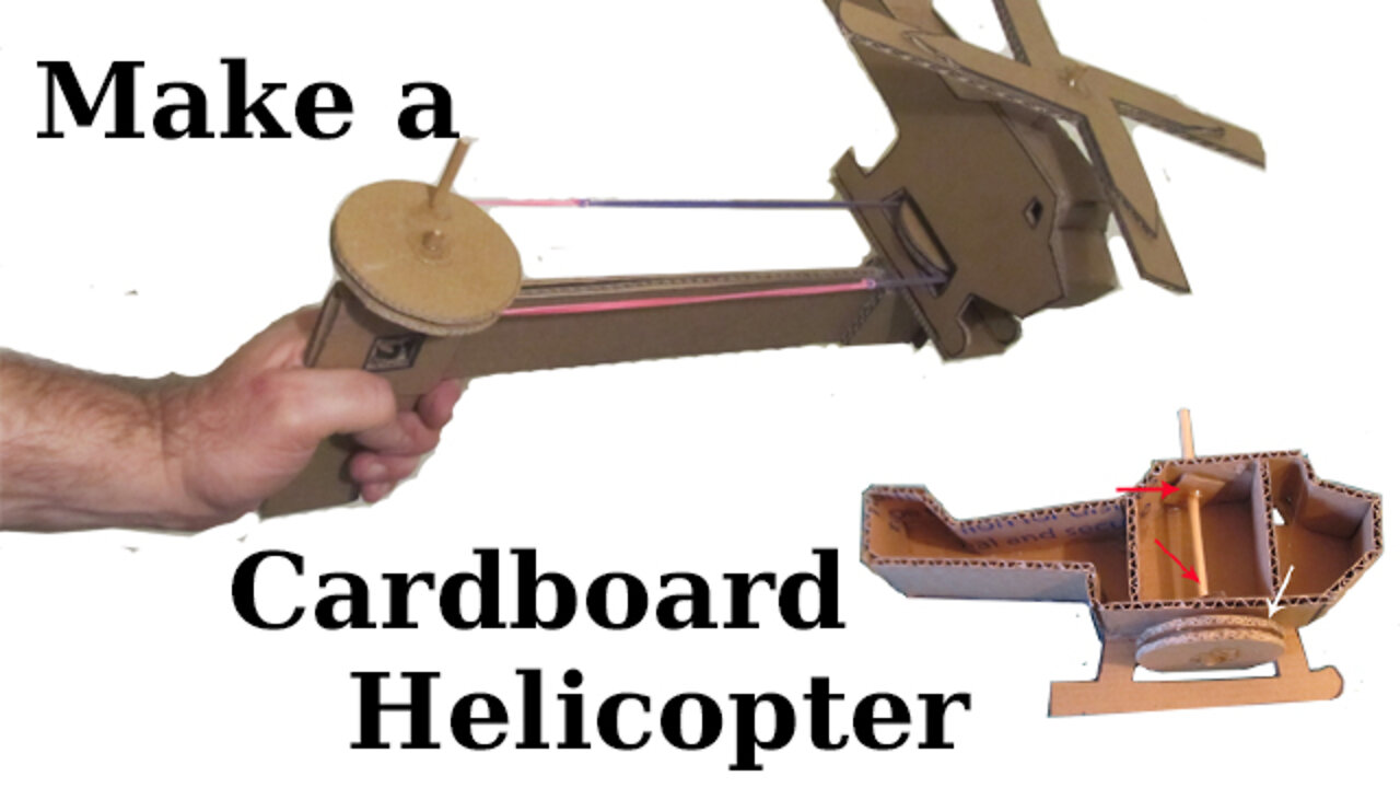 Make a Cardboard Helicopter