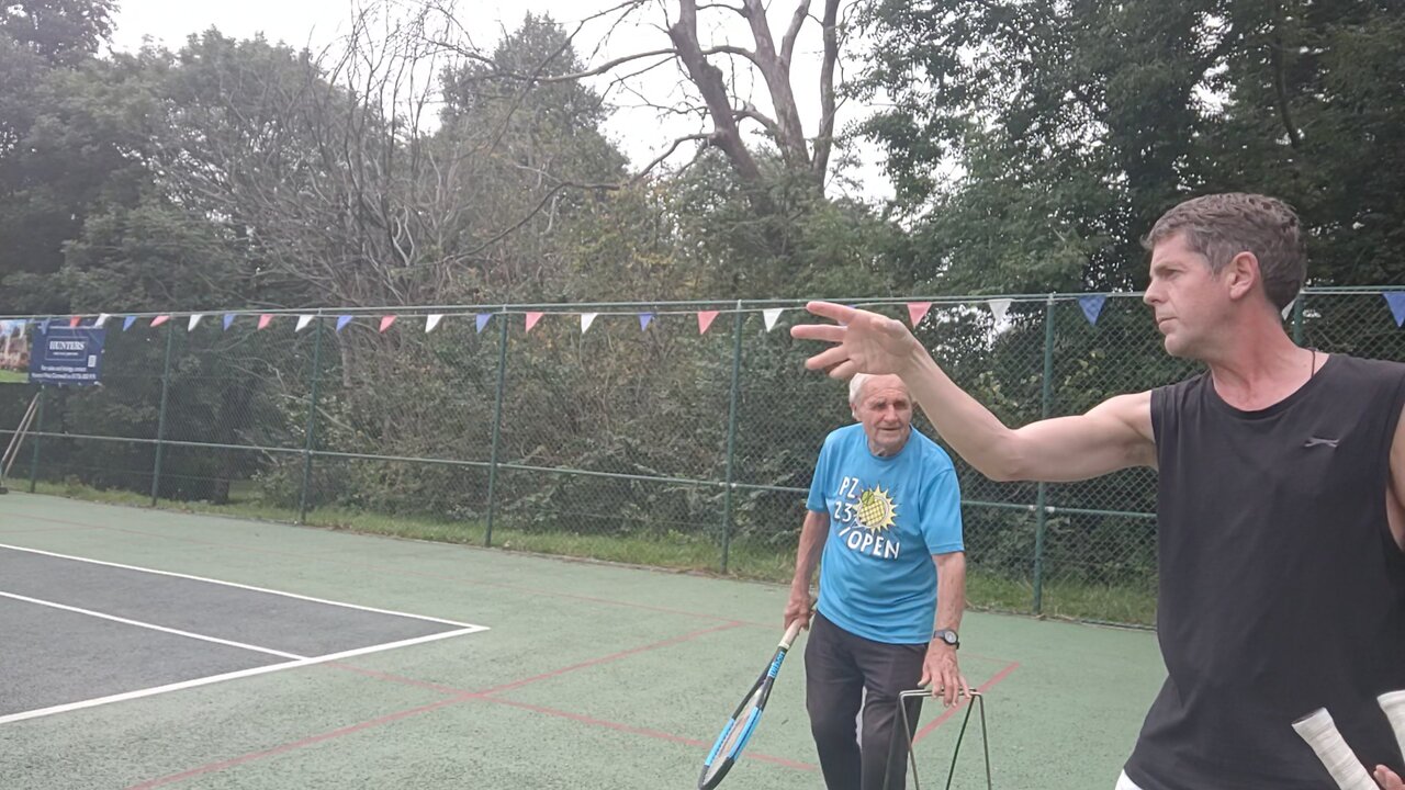 On the court with Keith! August 2023