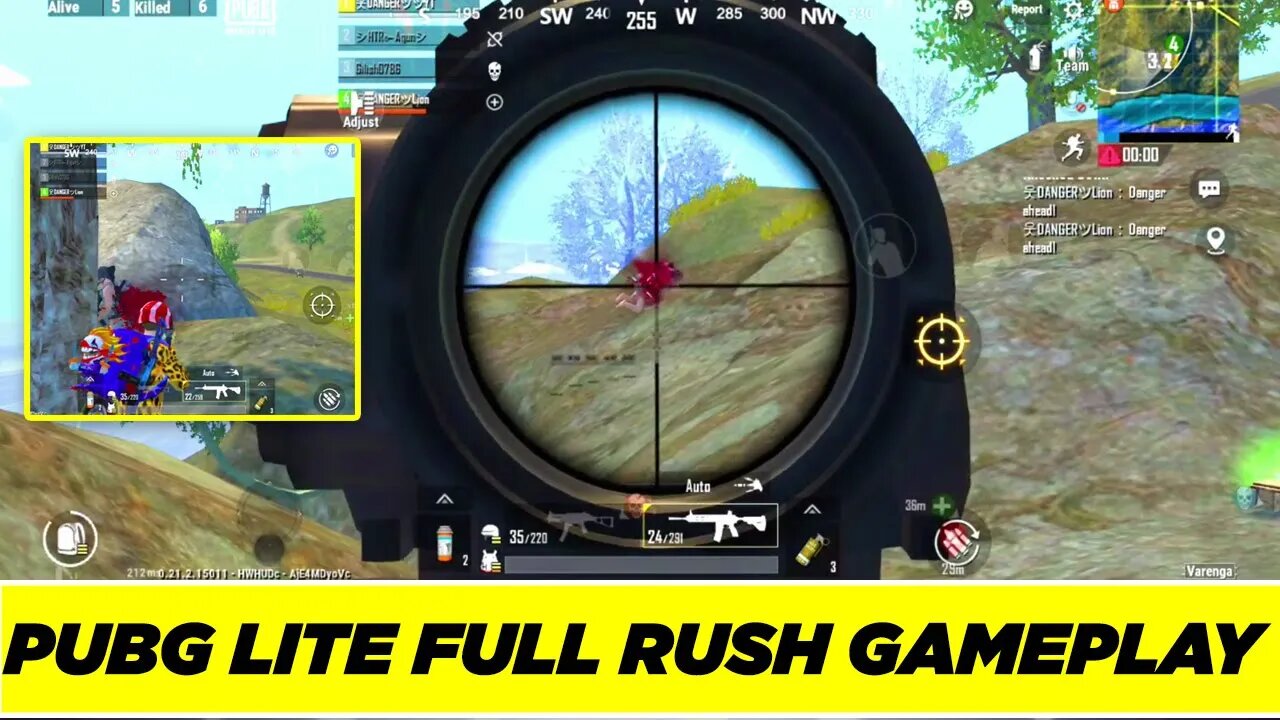 PUBG LITE FULL RUSH GAMEPLAY - DANGER GAMING