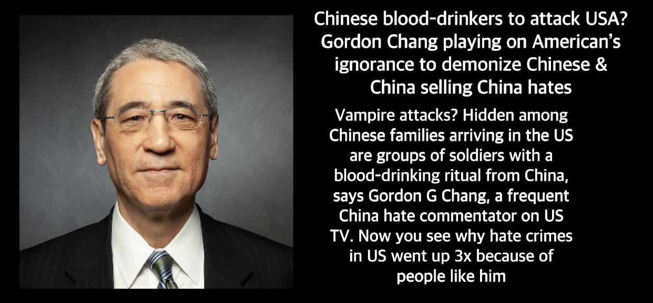 Chinese blood-drinkers to attack USA?