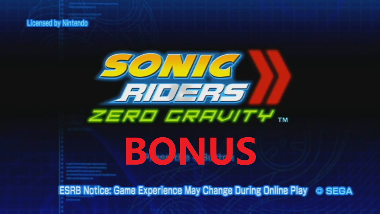 Sonic Riders: Zero Gravity - Bonus Video