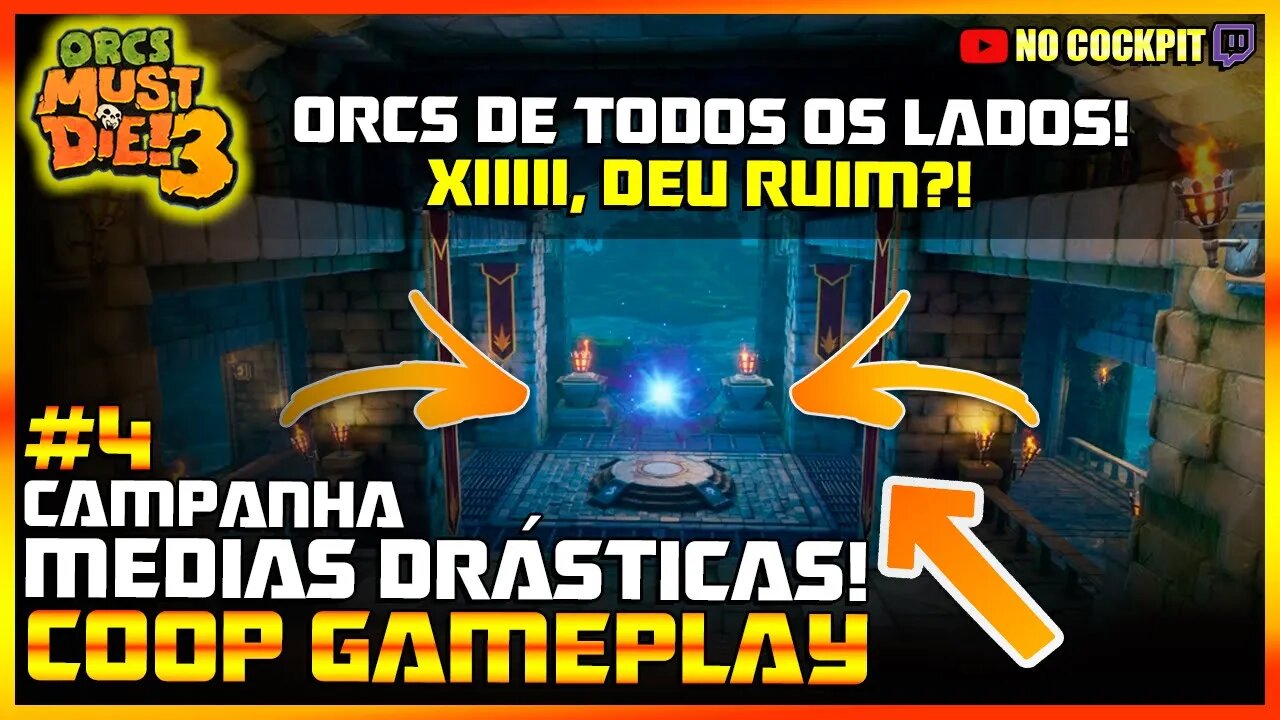 OMD3 | MEDIDAS DRÁSTICAS MAPA 4 ENCLAVE DA ORDEM COOP | ORCS MUST DIE 3