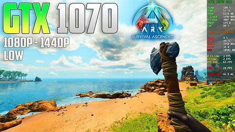 ARK Survival Ascended on the GTX 1070 | 1440p - 1080p | Low