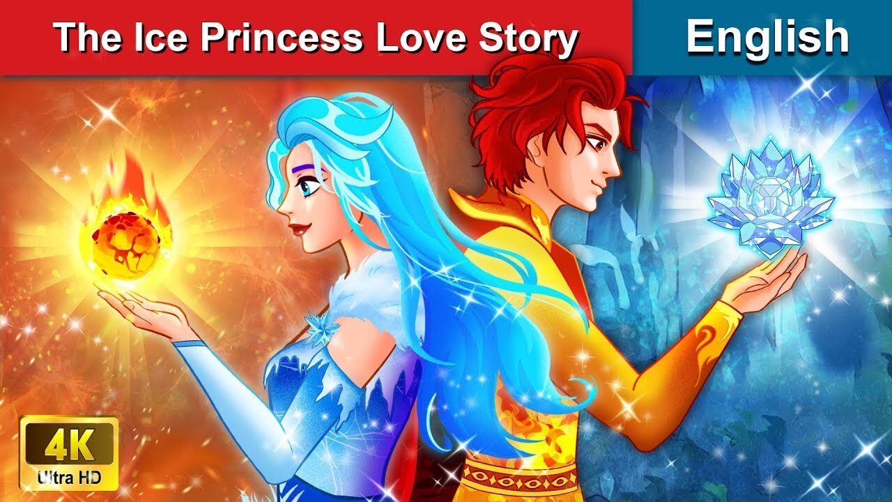 LOVE STORY of The Ice Princess & Flame Prince | Stories for Teenagers | Fairy Tales in English