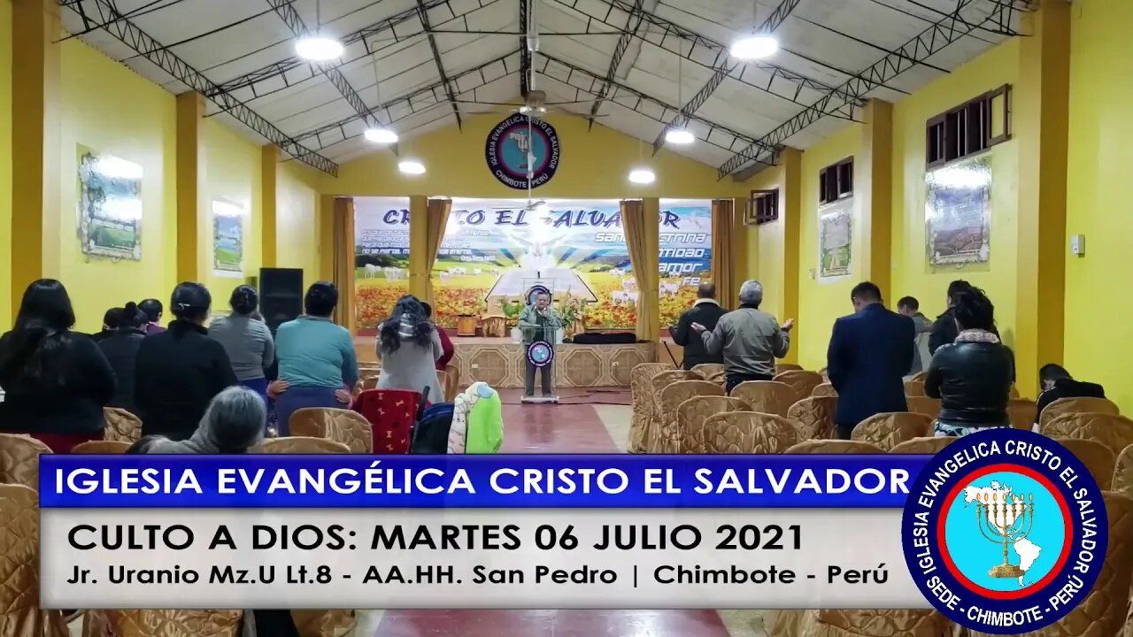 CULTO A DIOS: MARTES 06 JULIO 2021