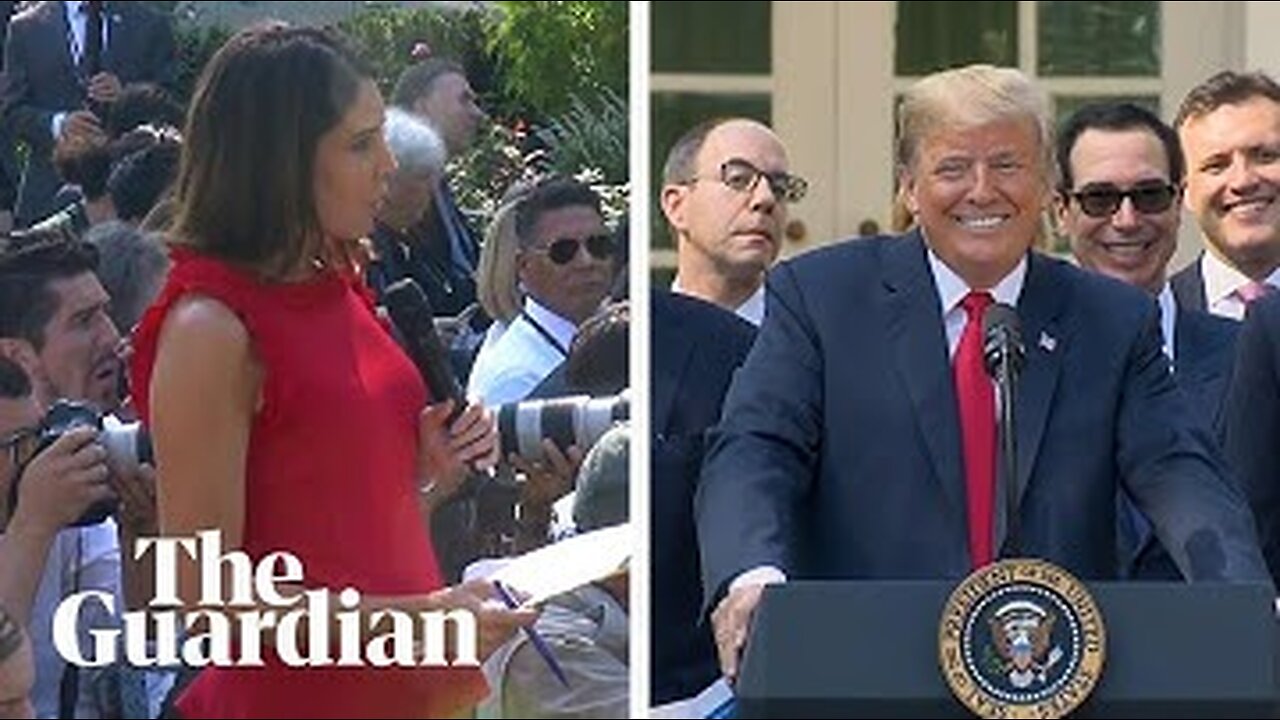 'I know you're not thinking'_ Trump mocks ABC reporter