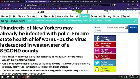 More cases of Polio have been detected in New York