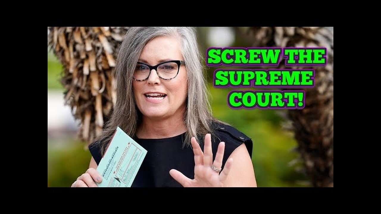 KATIE HOBBS REFUSES DECISION OF ARIZONA SUPREME COURT!