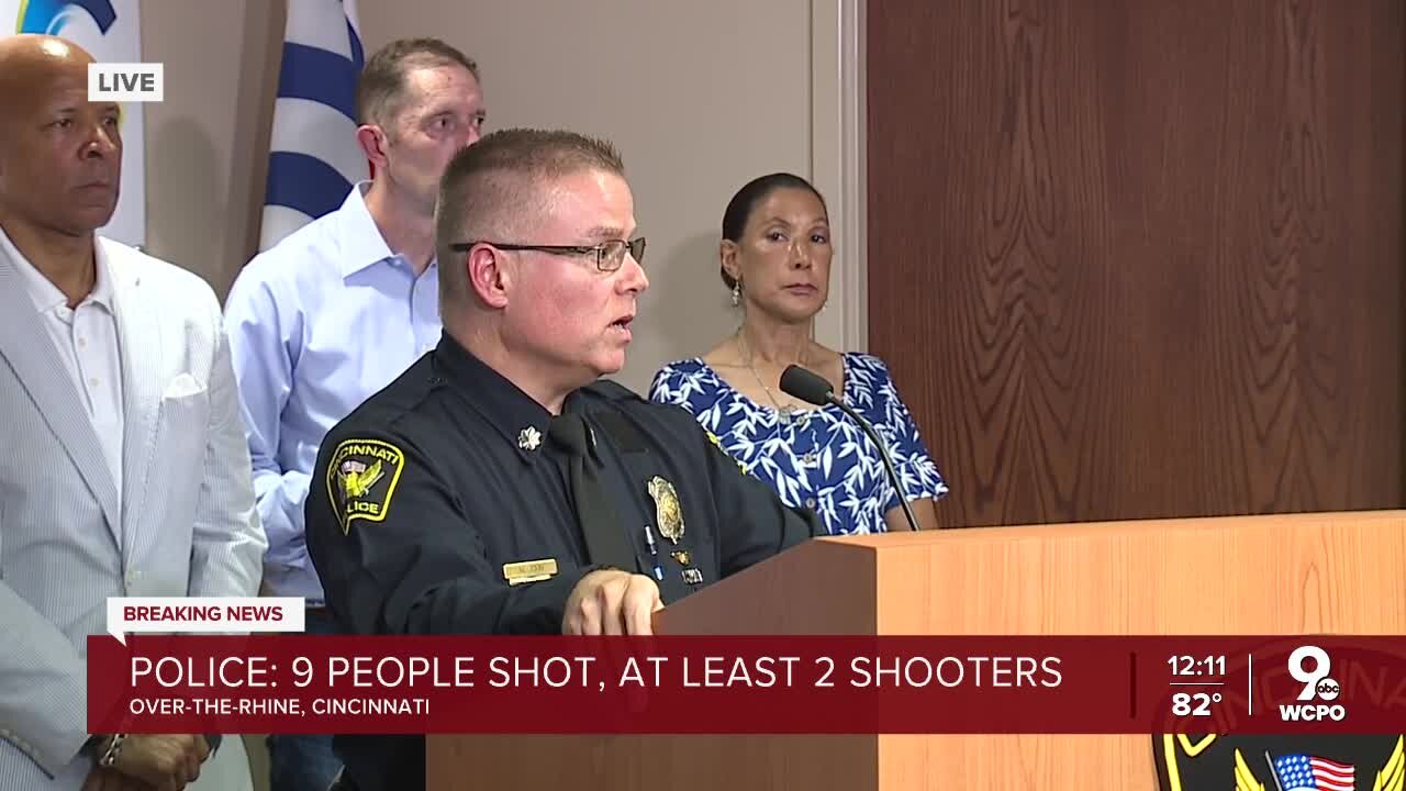 Watch: Cincinnati police give update on mass shooting in OTR