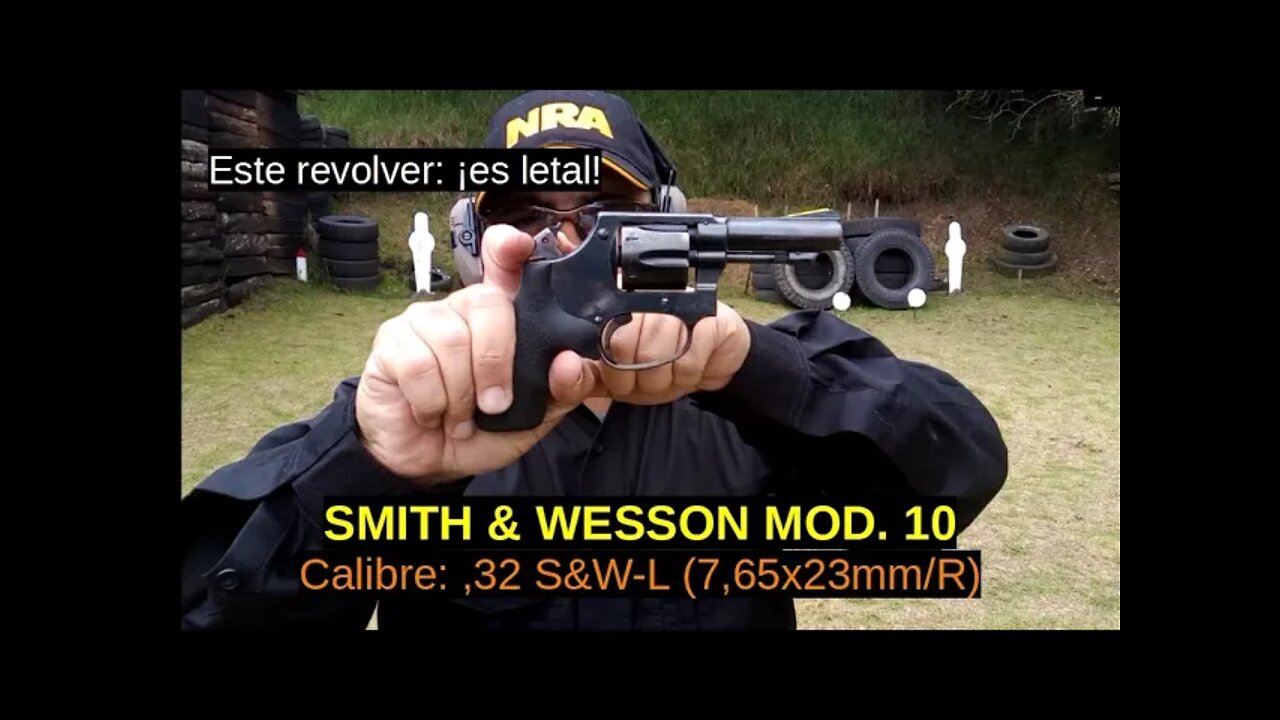 S&W Modelo 10 -Calibre .32S&W-L (7.65x23mm/R)