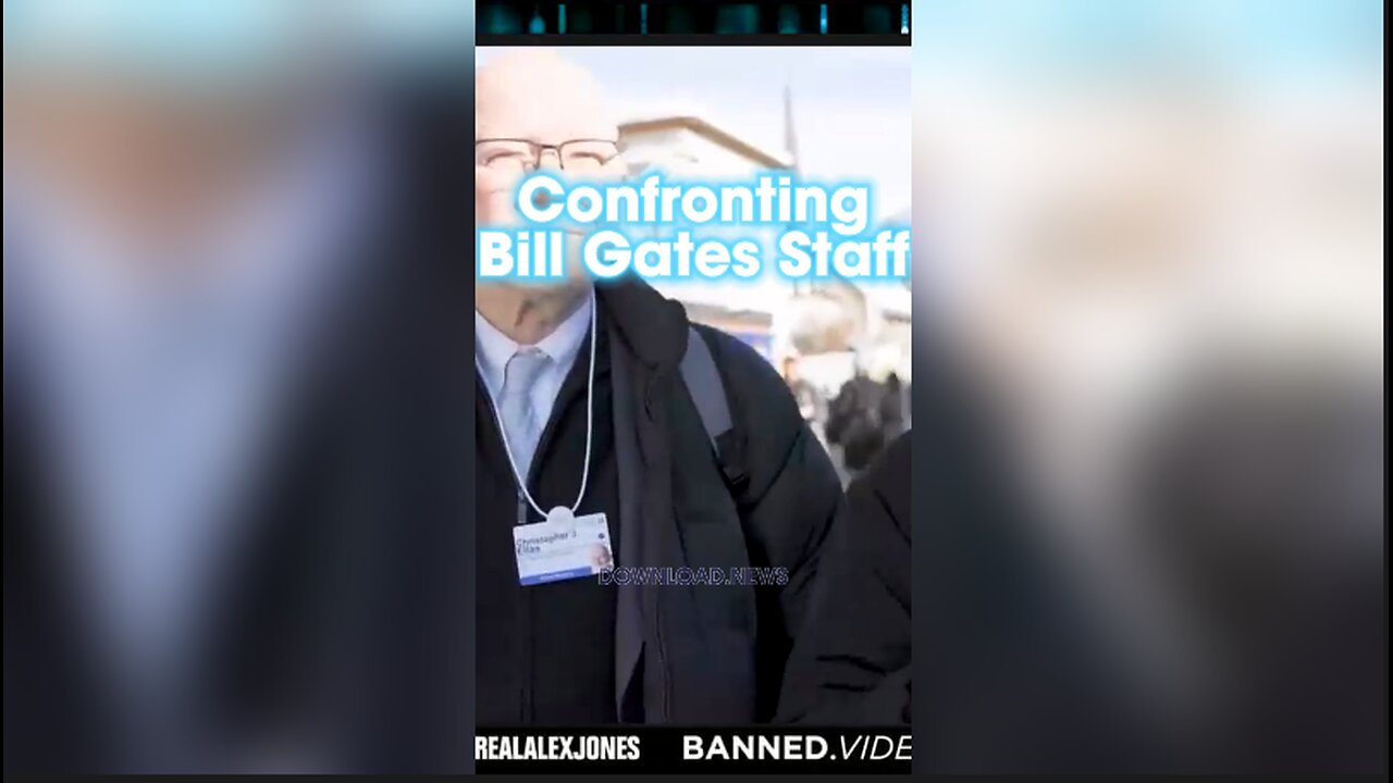 Alex Jones: Ezra Levant & Rebel News Asked Bill Gates Foundation Leader Why Bill Wants To Depopulate Humanity - 1/17/24