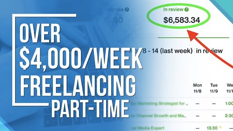 How To Earn Over $4,000/week Freelancing Part-time