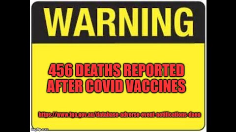 456 DEATHS REPORTED AFTER COVID VACCINES