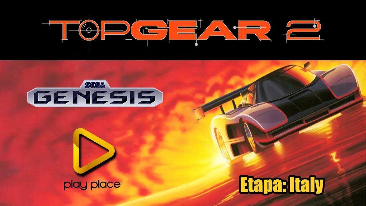 Top Gear 2 - Sega Genesis / Italy