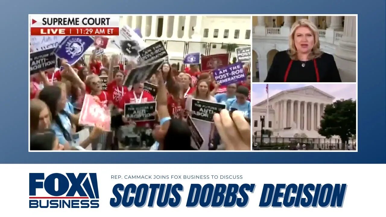 Rep. Cammack SLAMS Pelosi's Response To SCOTUS' Decision In Dobbs Case, Overturning Roe v. Wade