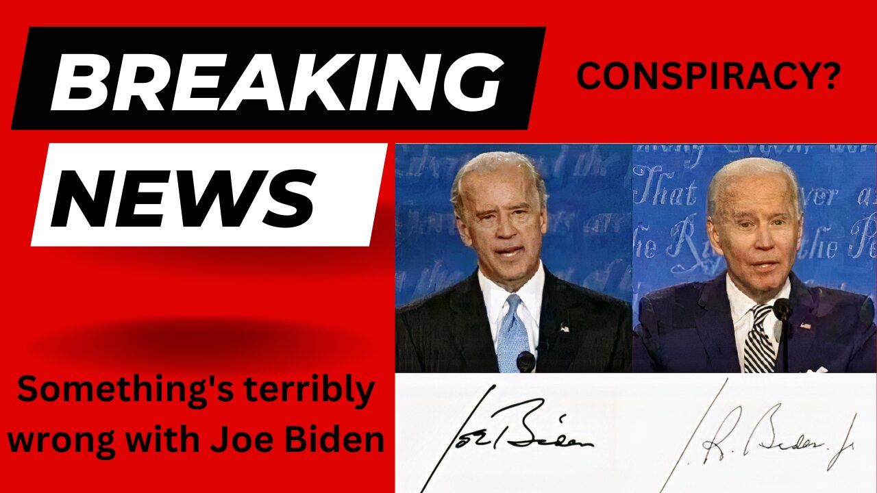 There is something terribly wrong with JOE BIDEN? Is conspiracy everyone is talking about true???