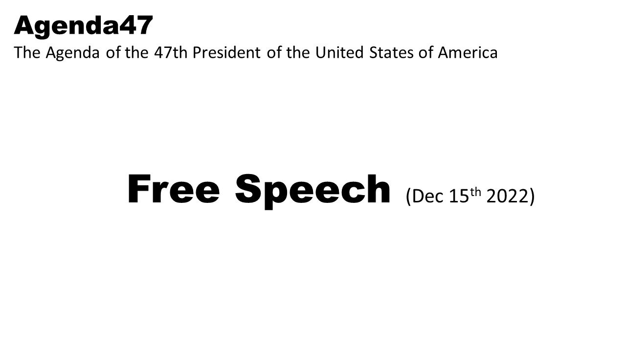 Free Speech - 1st Amendment Rights