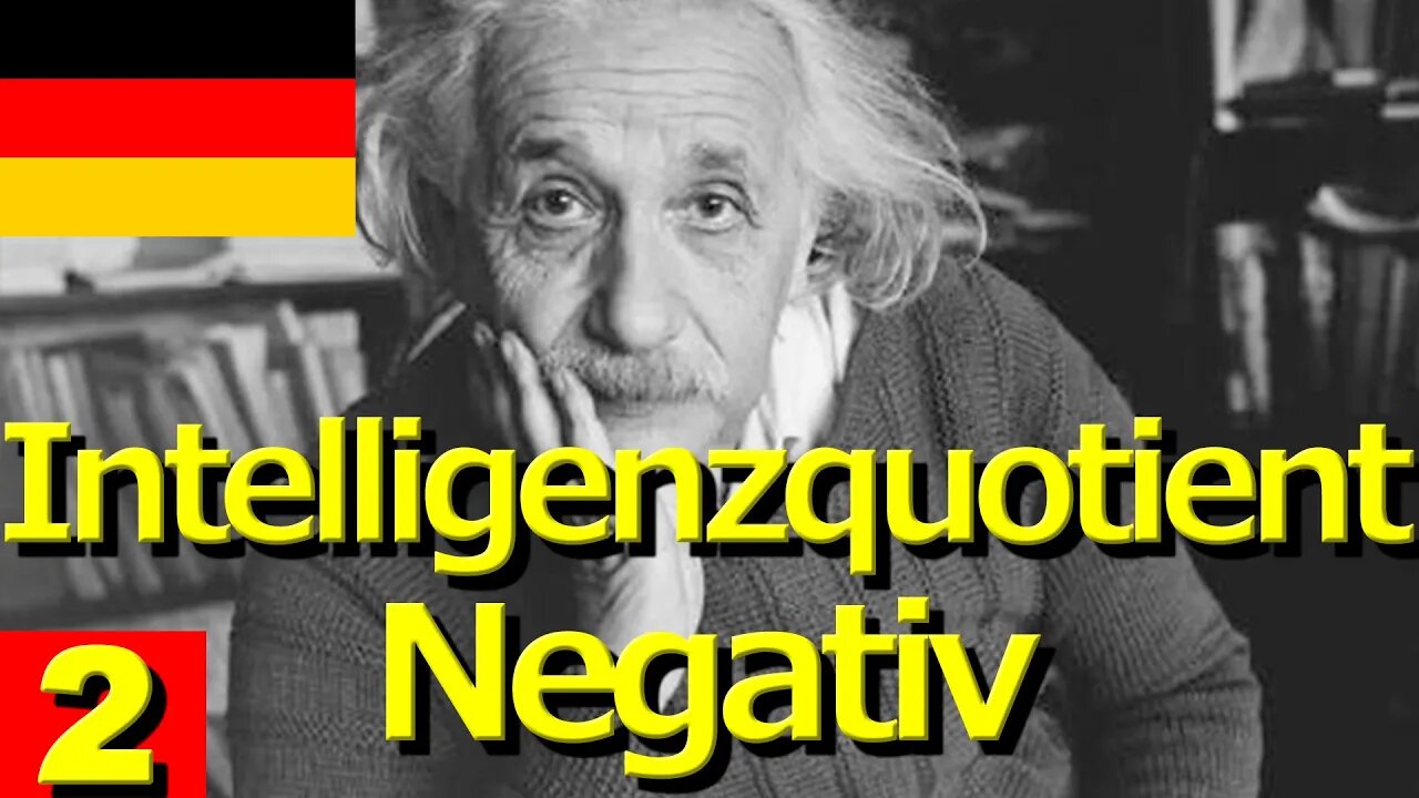 BEWIESEN: Der negative Intelligenzquotient existiert || RESISTANCE ...-