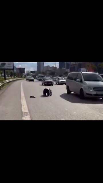 Why Is Mohammed Praying In The Middle Of The Highway?
