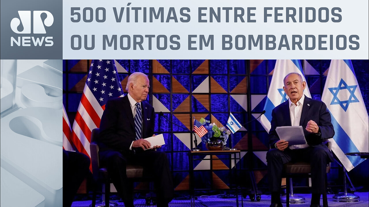 Joe Biden se reúne com Benjamin Netanyahu em visita oficial a Israel