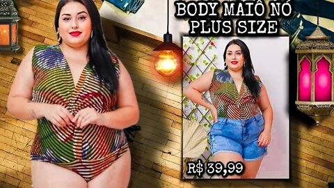 ✳️ BODY MAIÔ NÓ PLUS SIZE