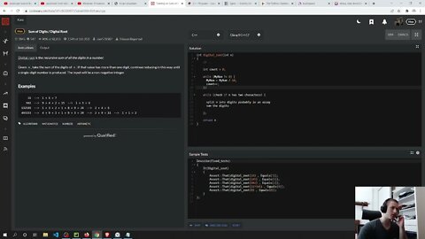 Codewars Challenges (Is n divisible by x and y), (Sum of Digits) - C++ part 1