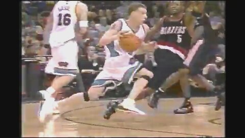 Jason Williams 15 Points 8 Ast Vs. Trail Blazers, 2002-03.