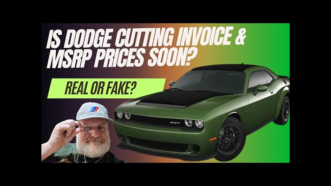 Is Dodge Cutting Prices On Cars? Or Is It A Lie?