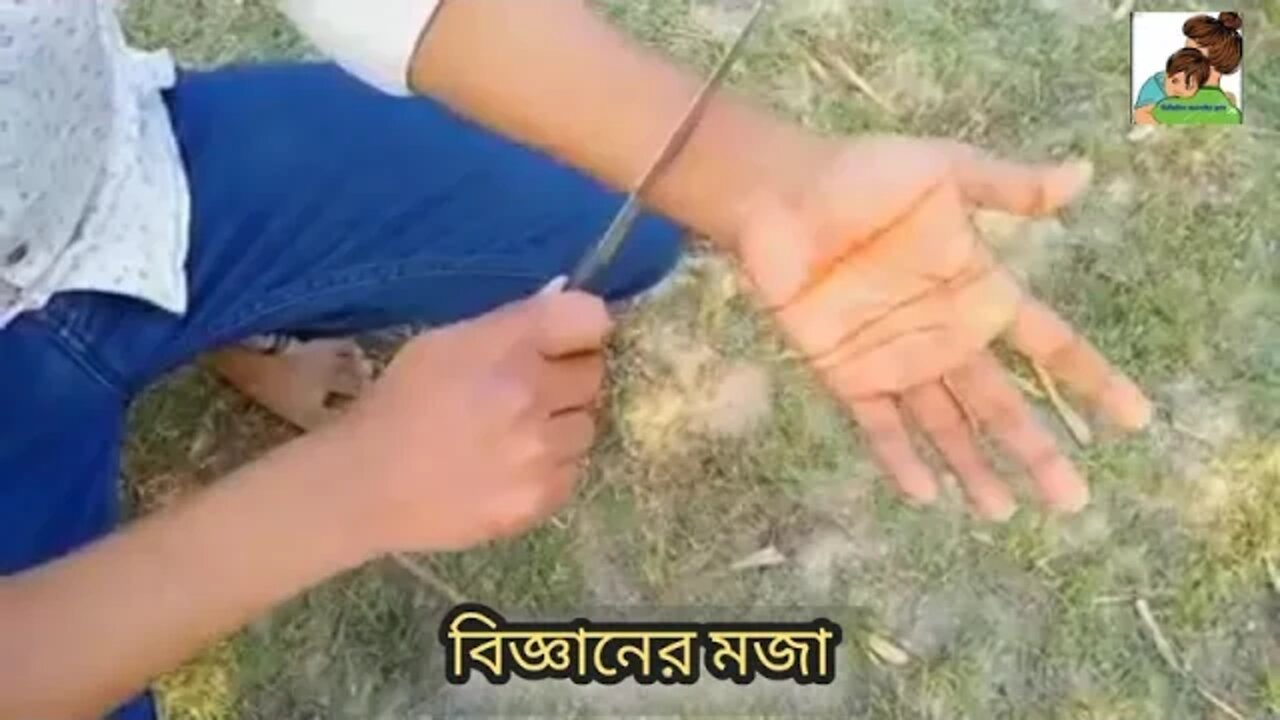 ll বিজ্ঞানের মজা ll দেখুন হাত ছুরি দিয়ে কাটলেও ব্যাথা হয় না কীভাবে ll রসায়ন ll
