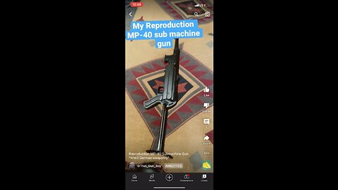 Reproduction MP-40 submachine gun