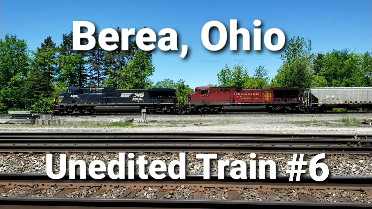 Berea Ohio NS with CP tanker, train 6 of 14