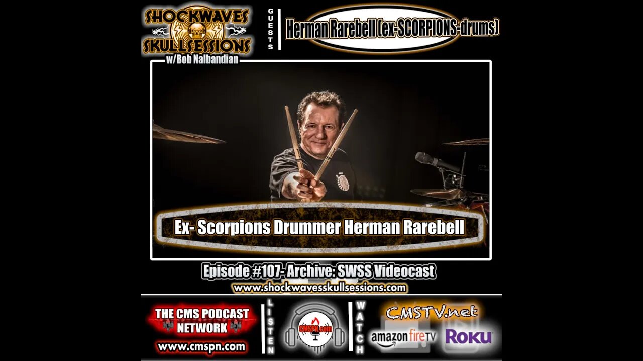 SS | SCORPIONS - Herman Rarebell Interview: Shockwaves VideoCast Episode #8