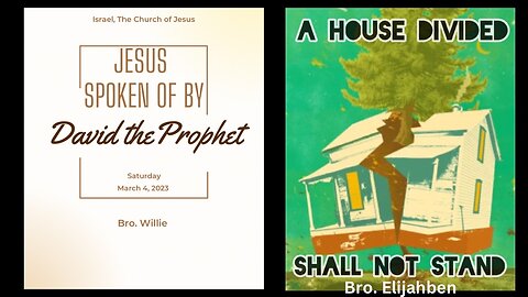 JESUS SPOKEN OF BY DAVID THE PROPHET