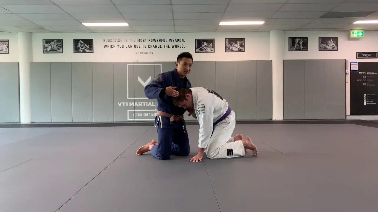 Jiu Jitsu - Arm in Guillotine Drill Pt.1