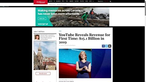 Youtubes 2019 revenue 15.1 billion up 25% from previous year