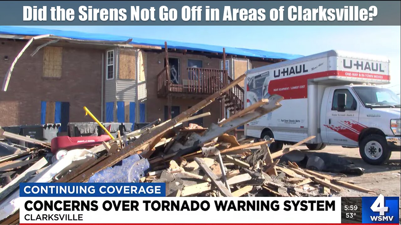 Did the Tornado Sirens Not Go Off in Areas of Clarksville, Tn.?