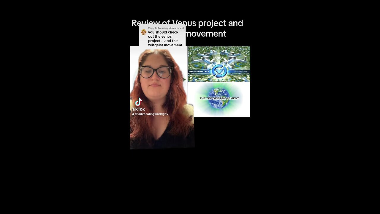 Explaining zeitgeist movement and Venus project