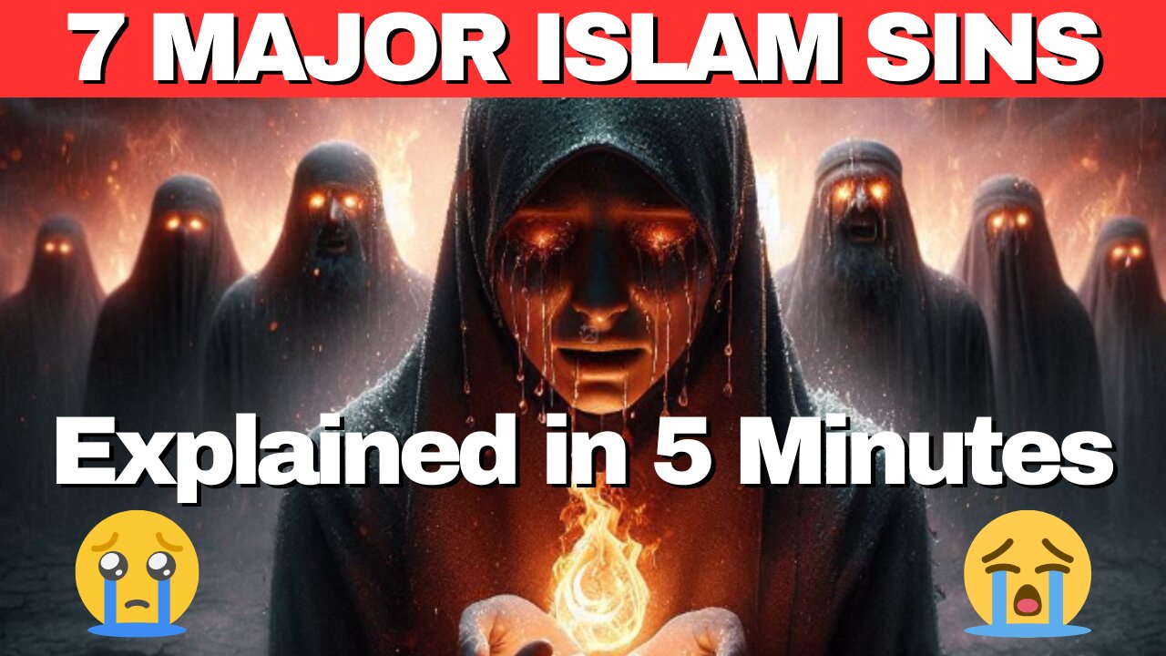 7 Major Sins in Islam Explained in 5 Minutes - Allah's (SWT) Prohibitions