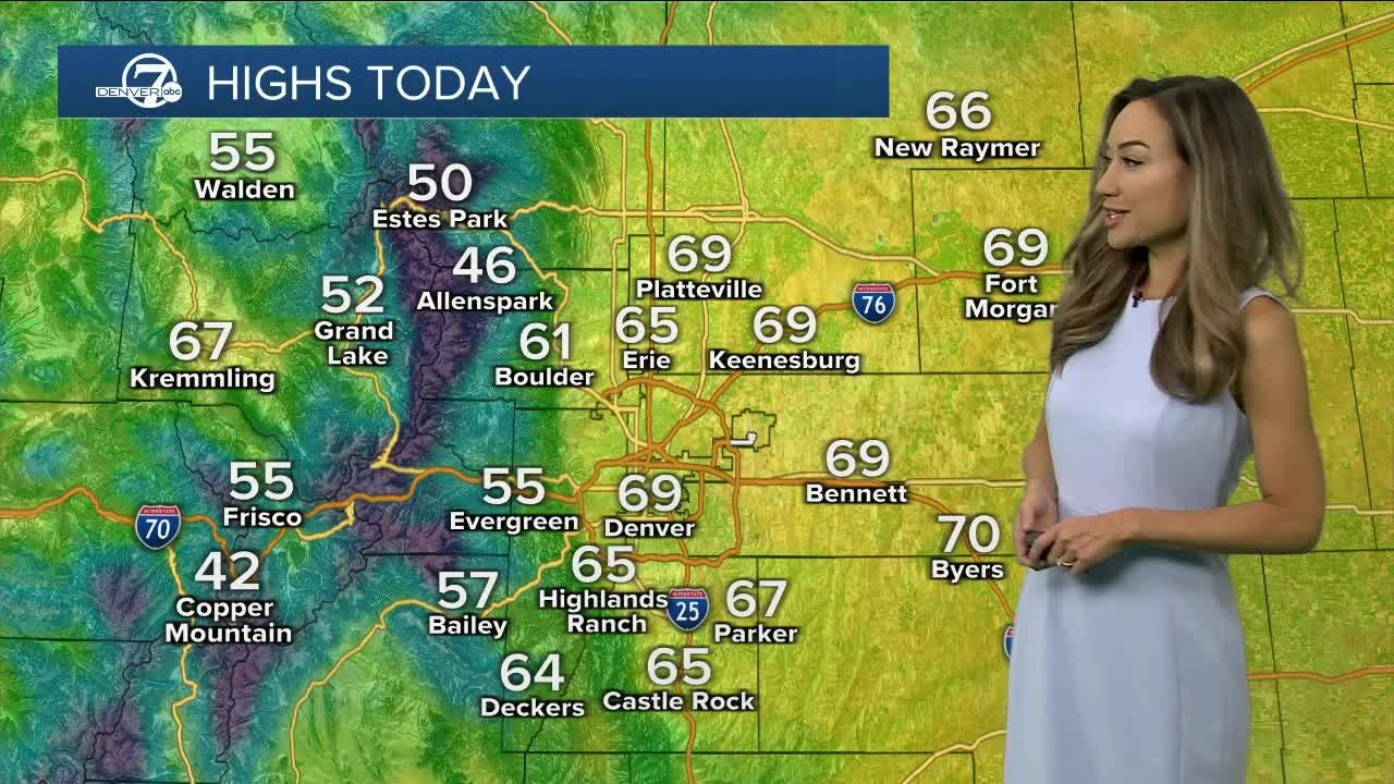 Mild Sunday, with rain moving in tonight