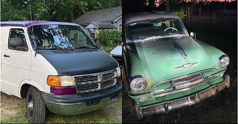 2001 Dodge Van Walk Around and 1954 Plymouth Update