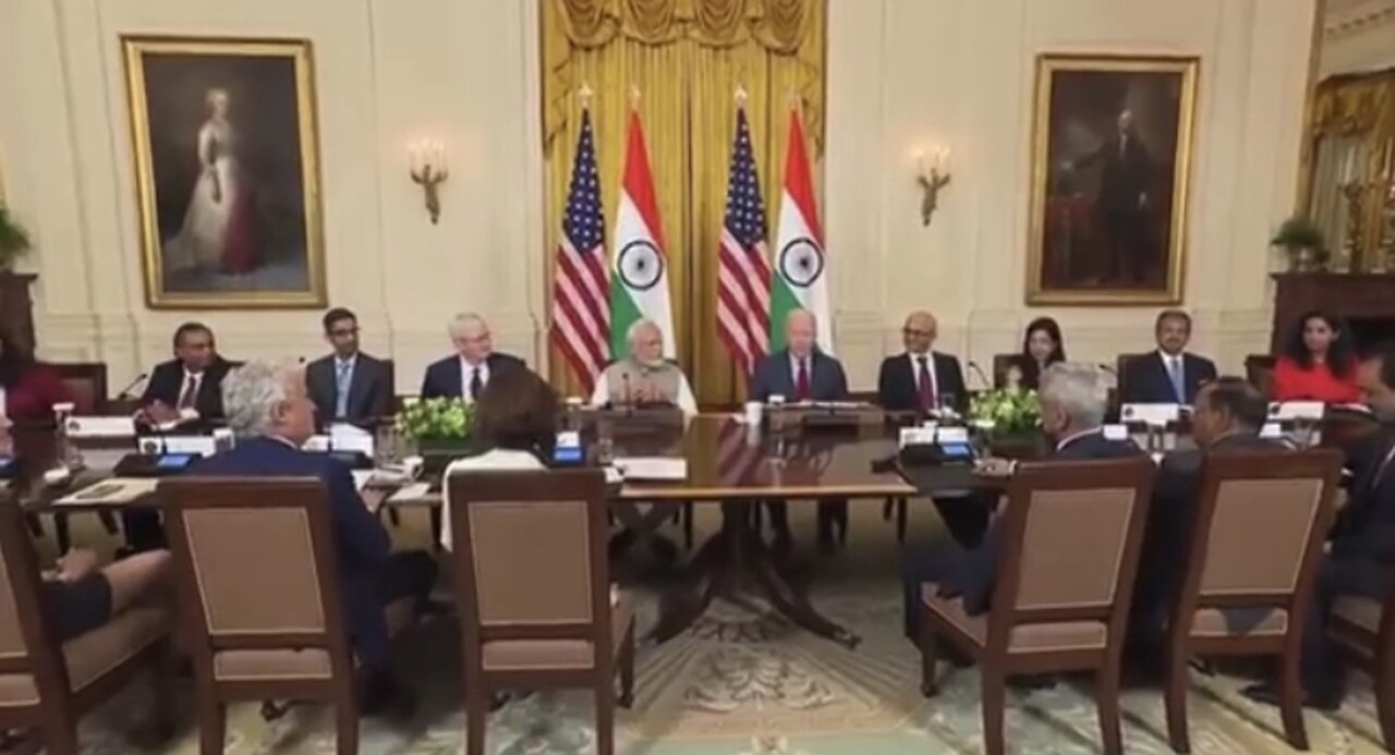 Joe Biden admits to selling state secrets in front of the Indian Prime Minister