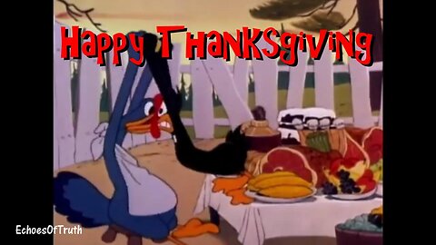 Happy Thanksgiving - Daffy Duck Saves The Turkey?